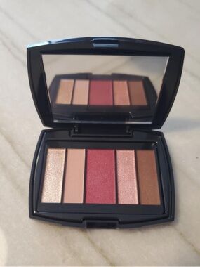 LANCOME Color Design Shadow & Liner Palette in Rose Medley Travel Size 0.07oz